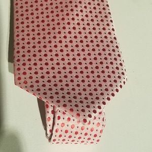 Men's tie- Apsley Tailor Ltd pink and red